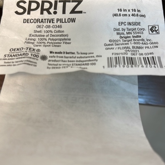 Easter Decorative Pillow - Picture 3 of 3